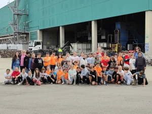 Visitas colegios dinamización de instalaciones ambientales Educación ambiental Chegrana